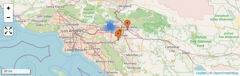 Related schools map