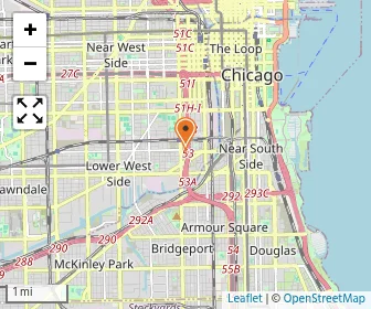 Map of Jane Addams High School