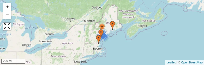 Related schools map