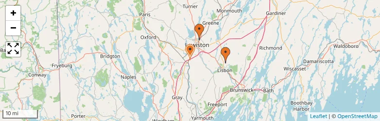 Related schools map