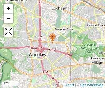 Map of Social Secur-a-kiddie Center--woodlawn