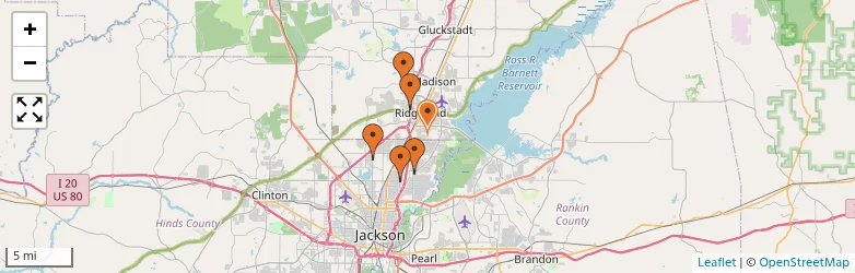 Related schools map