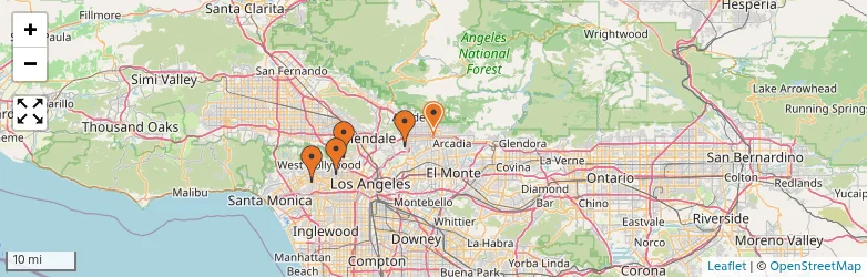 Related schools map