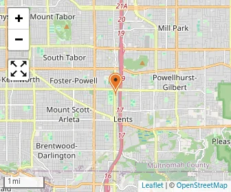 Map of Portland Youthbuilders