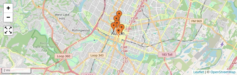Related schools map