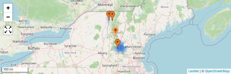 Related schools map