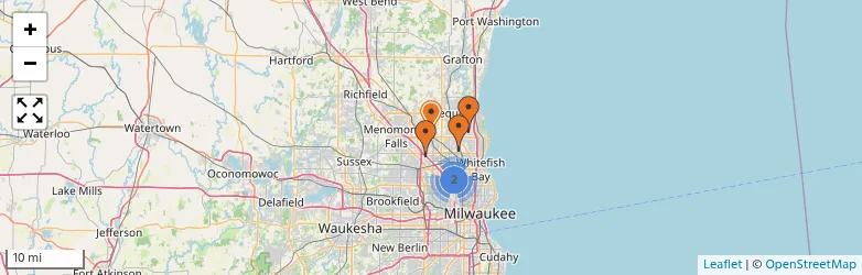 Related schools map