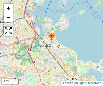 Map of So Shore Day Care.-quincy Pre-school
