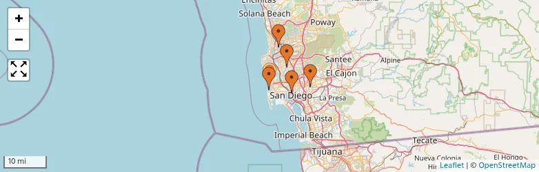 Related schools map