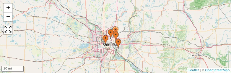 Related schools map