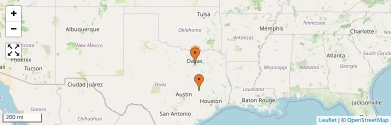Related schools map