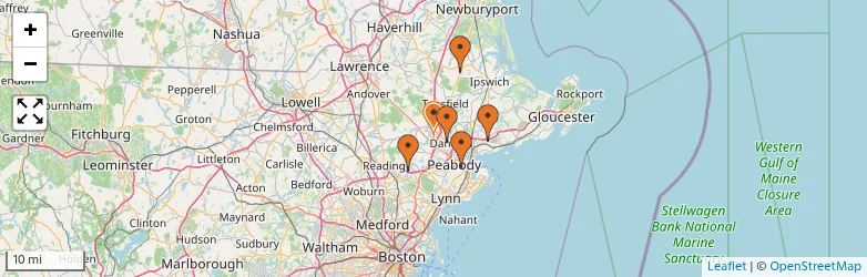 Related schools map