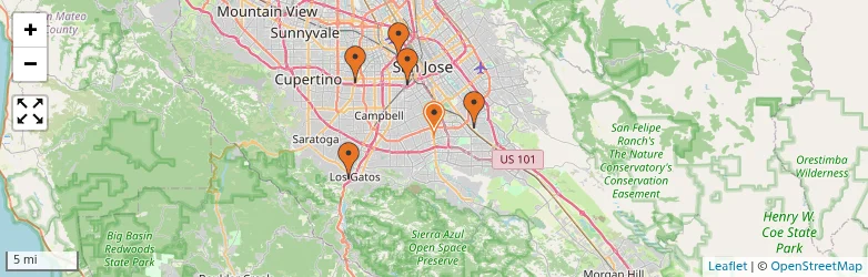 Related schools map