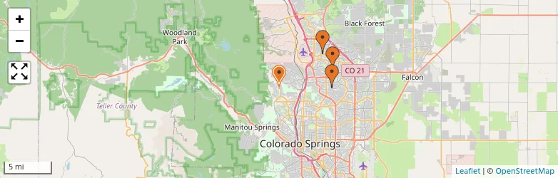 Related schools map