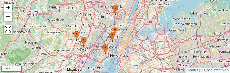 Related schools map