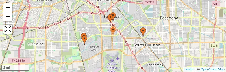 Related schools map
