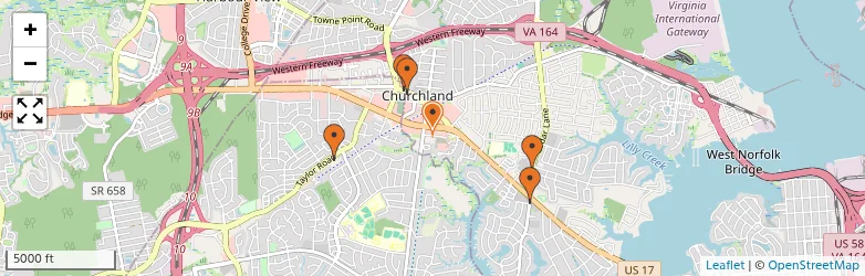 Related schools map