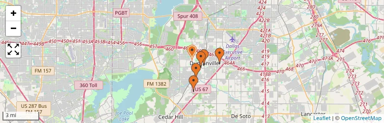 Related schools map