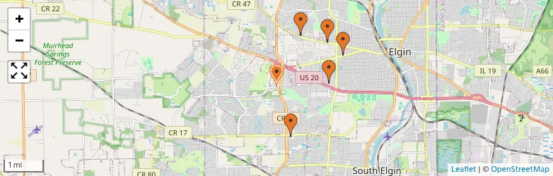 Related schools map