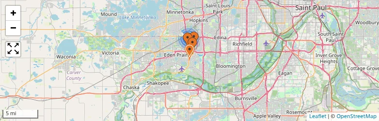 Related schools map