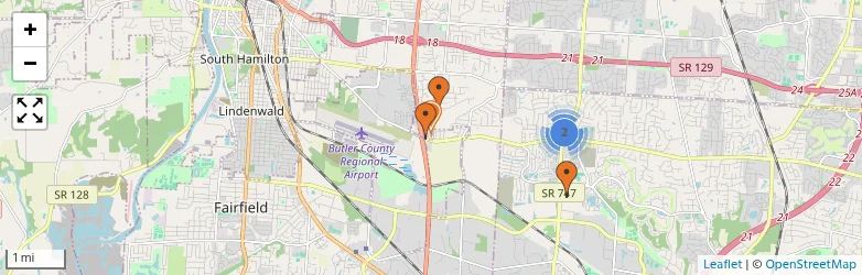 Related schools map