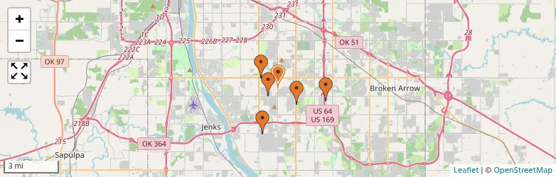Related schools map