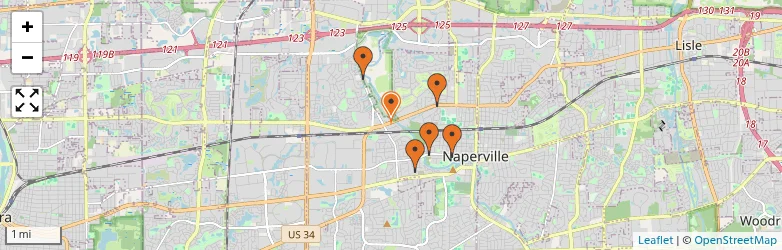 Related schools map