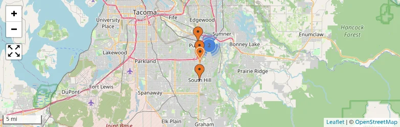 Related schools map