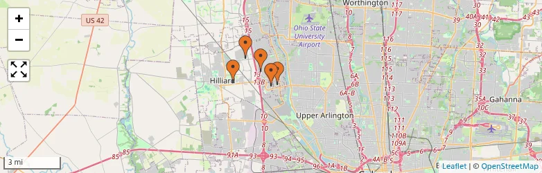 Related schools map