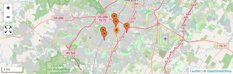 Related schools map