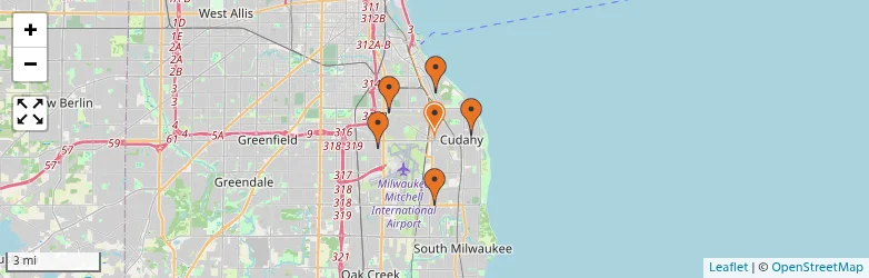 Related schools map