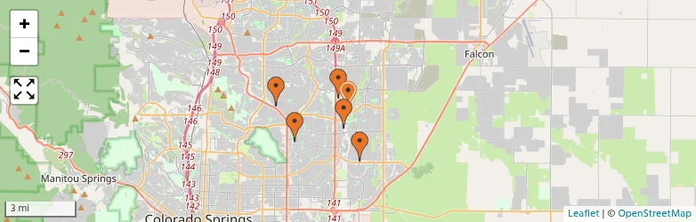 Related schools map