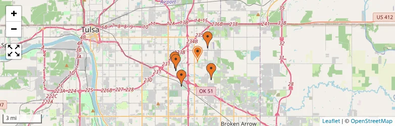 Related schools map