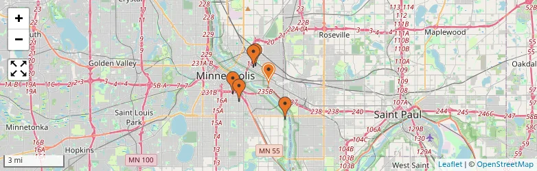 Related schools map