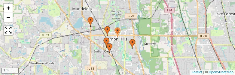 Related schools map