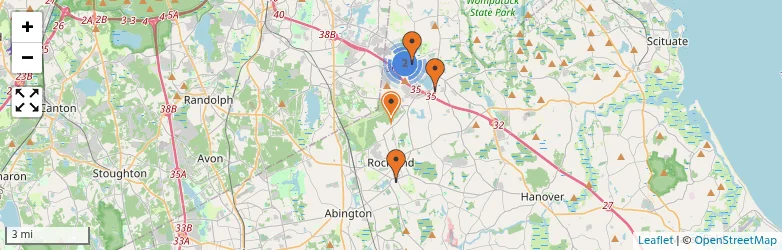 Related schools map