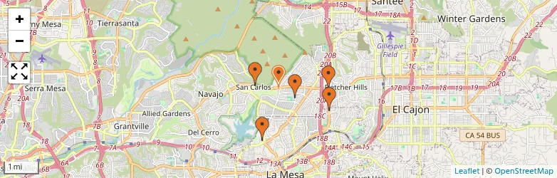 Related schools map