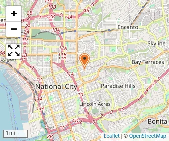 Map of San Diego Academy