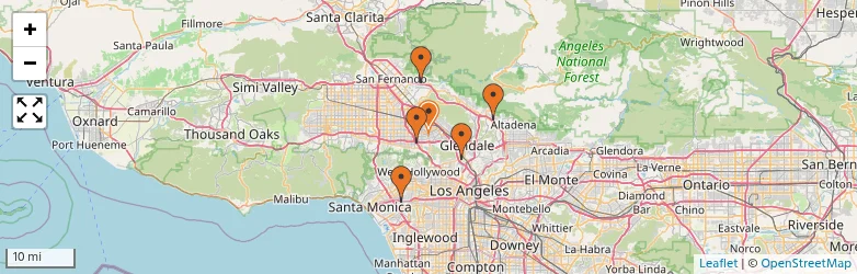 Related schools map