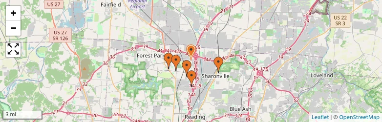 Related schools map