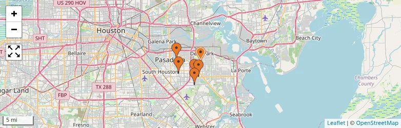 Related schools map