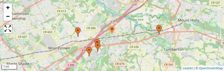 Related schools map