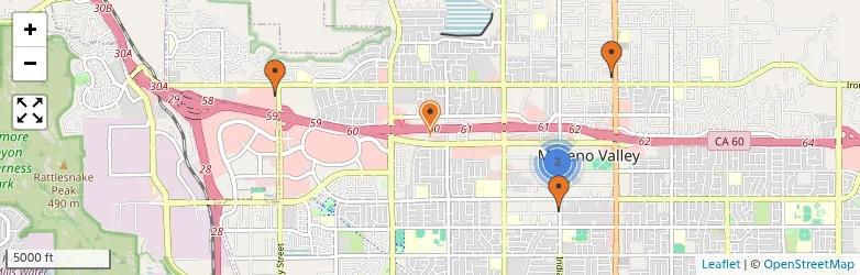 Related schools map