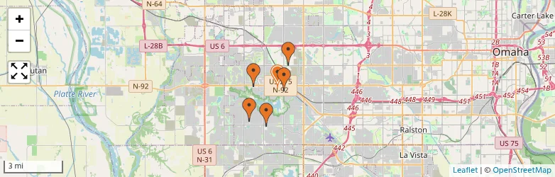 Related schools map