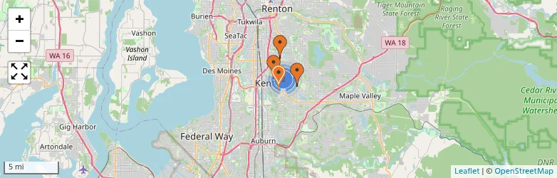 Related schools map