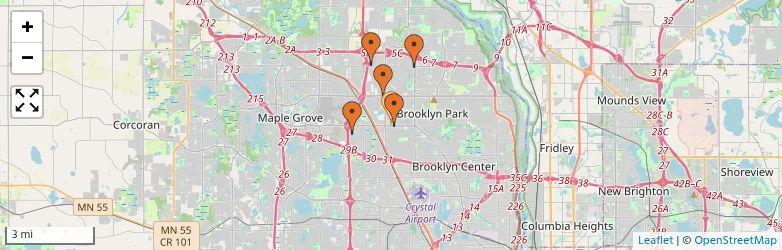 Related schools map