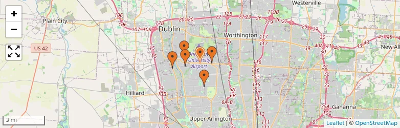 Related schools map