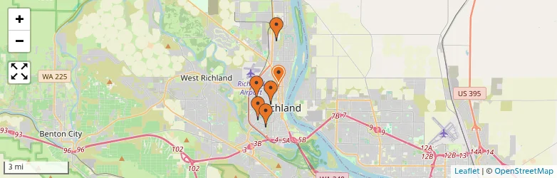 Related schools map