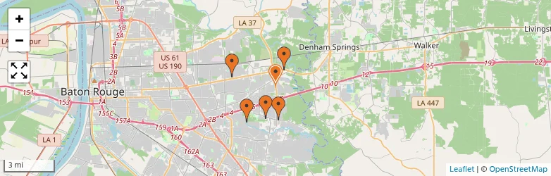 Related schools map