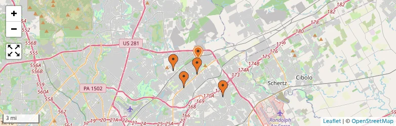 Related schools map